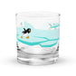 Rocks Glass: Penny penguin on ice