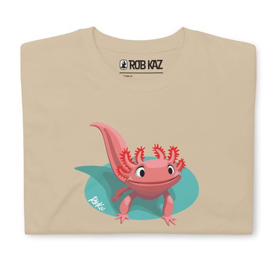 Axolotl by Rob Kaz, unisex t-shirt