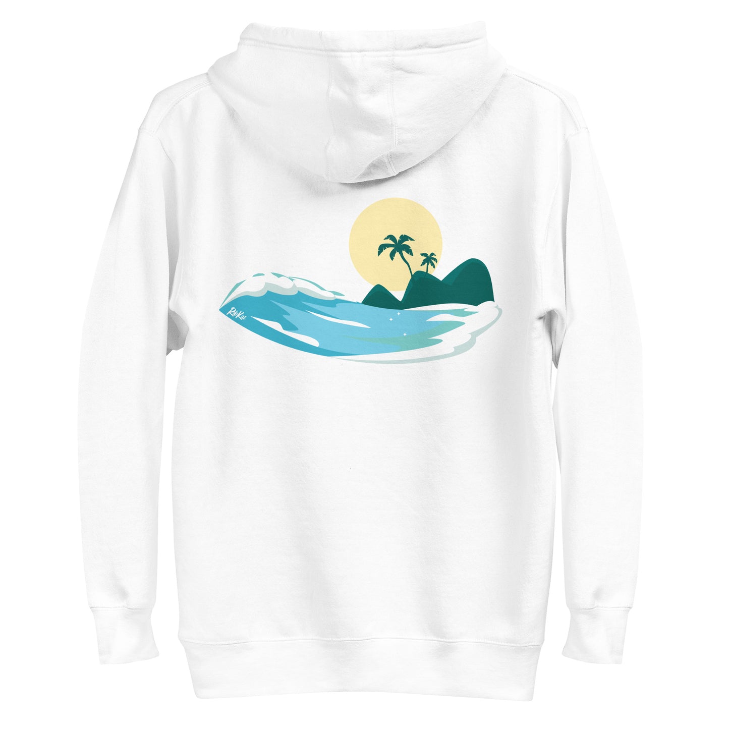 Making Waves in Places I'd Rather Be unisex hoodie by Rob Kaz