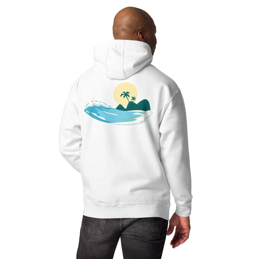 Making Waves in Places I'd Rather Be unisex hoodie by Rob Kaz