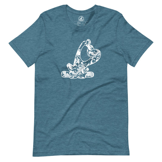 Paisley Silhouette Beau t-shirt, unisex, multiple colors