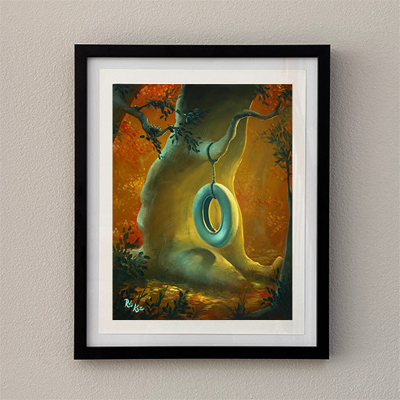 Tire Swing - Framed Open Edition Print